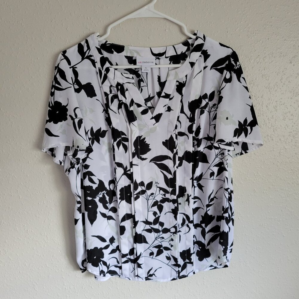 Liz Claiborne Black and white Blouse